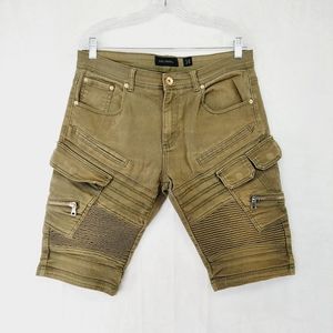 Men's Olive Cargo Shorts